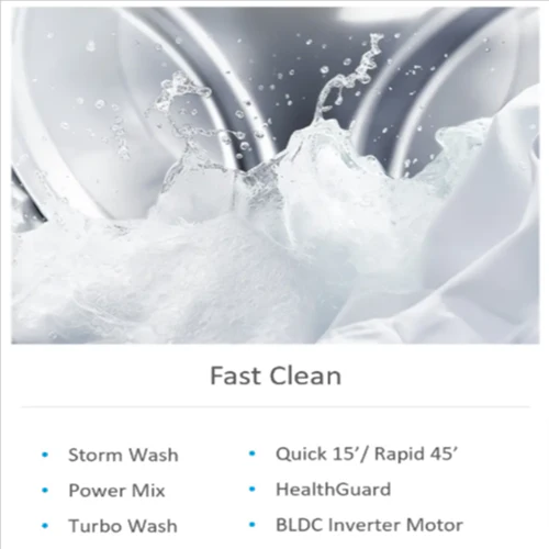 Midea 9.5Kg MF210W95WB Front Load Washer (Health Guard Plus) - Image 4