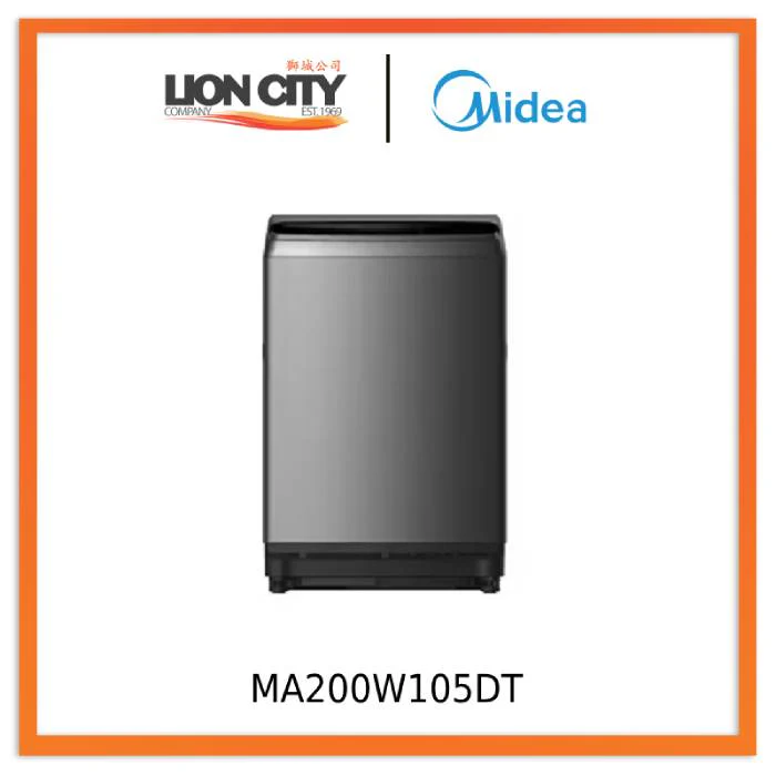 Midea MA200W105DT 10.5kg 4 Tick Top Load Inverter Washing Machine