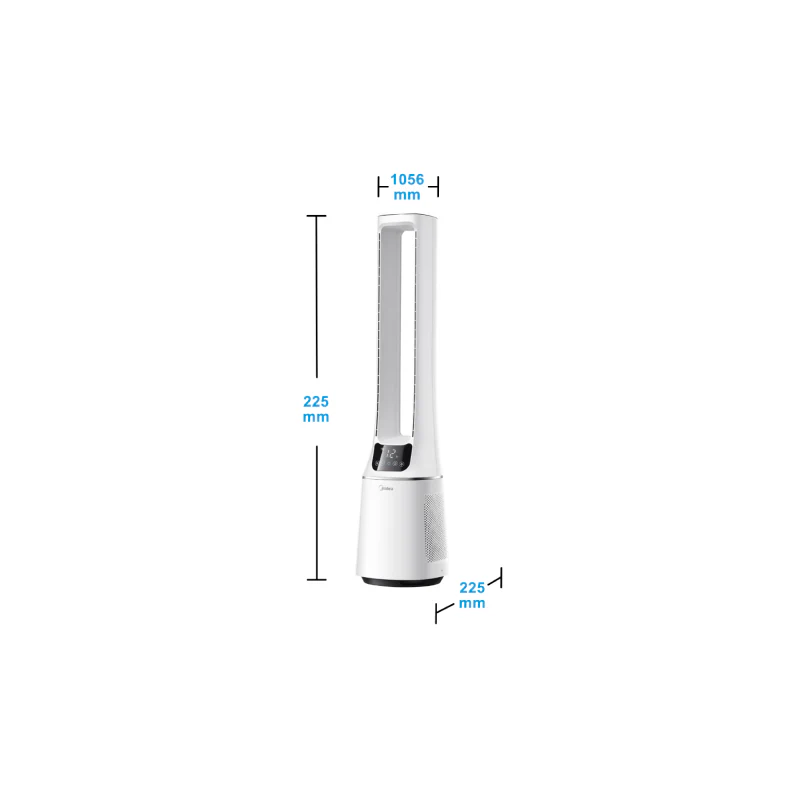 Midea MAM060CPAPWH DC Motor Bladeless Fan with Air Purifier - Image 6