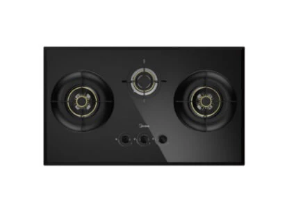 Midea MBI-90F140BK 90cm Slimline Hood + Midea MBI-SN30 (GL) 88cm Glass Gas Hob - Image 4