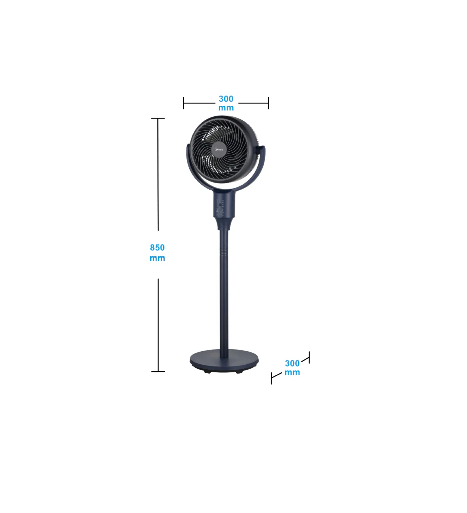 Midea MFS070R0APBH 7-Inch Air Circulation Fan - Image 3