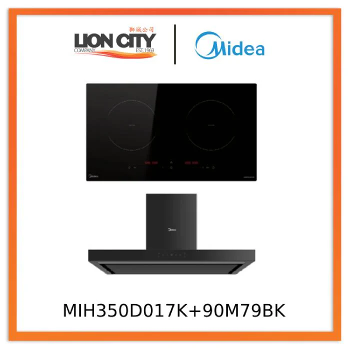 Midea MIH350D017K Induction 2 Zone Hob + Midea 90M79SK/BK Hood - Image 3