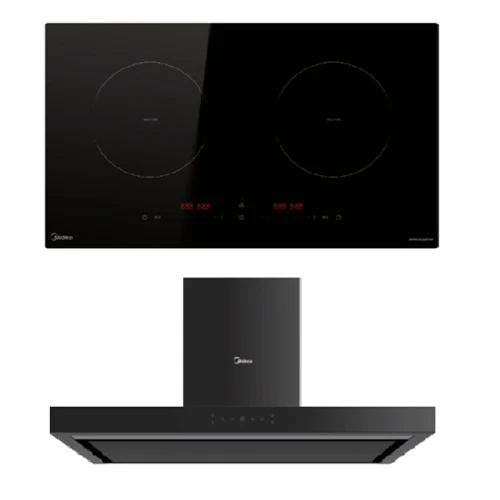 Midea MIH350D017K Induction 2 Zone Hob + Midea 90M79SK/BK Hood - Image 4