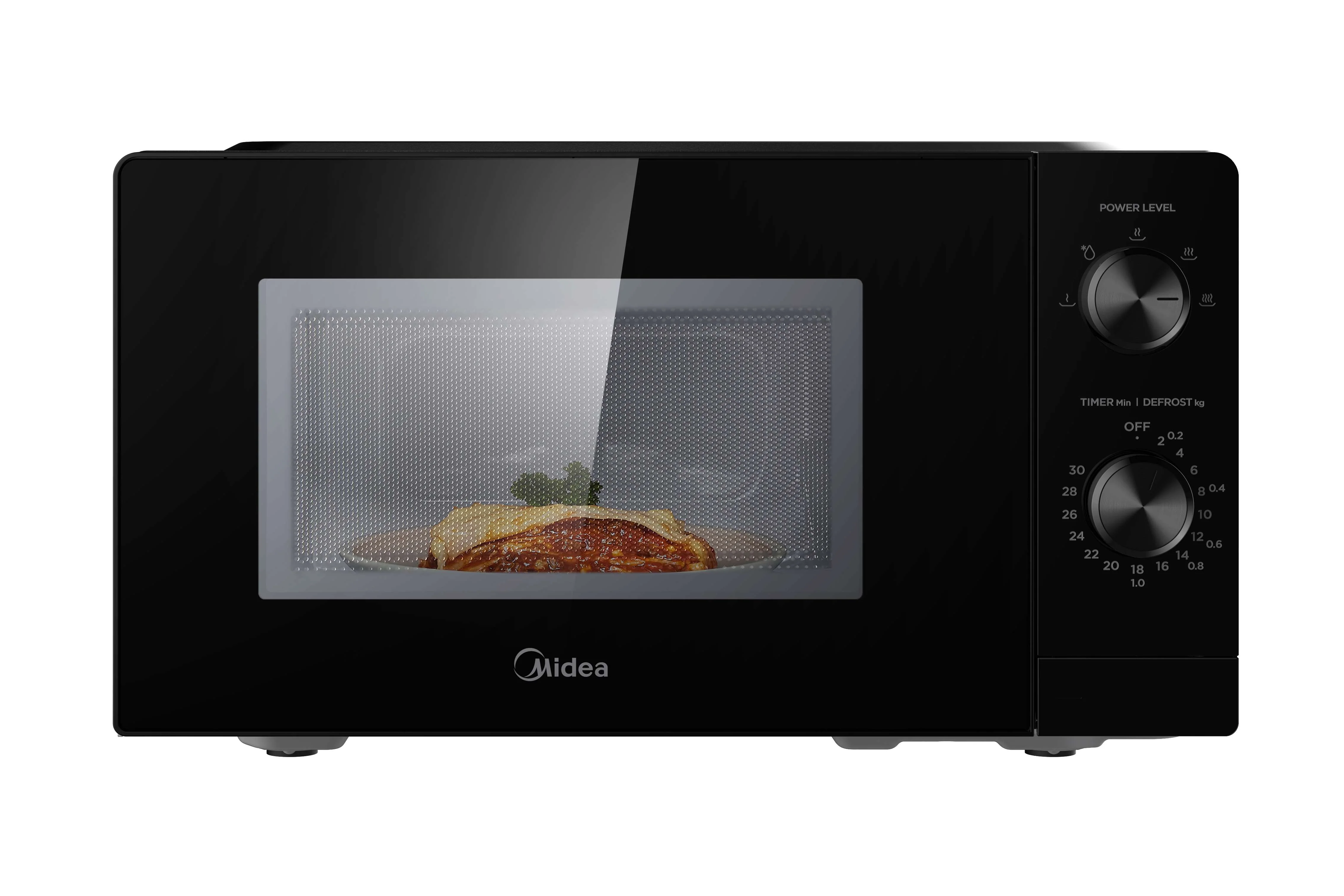 Midea MMO-MM920MZ(BK) Black Solo Microwave Oven, 20L - Image 2