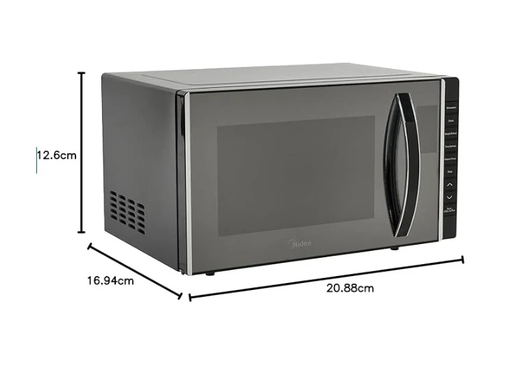 Midea MMO-MM920MZ(BK) Black Solo Microwave Oven, 20L - Image 3