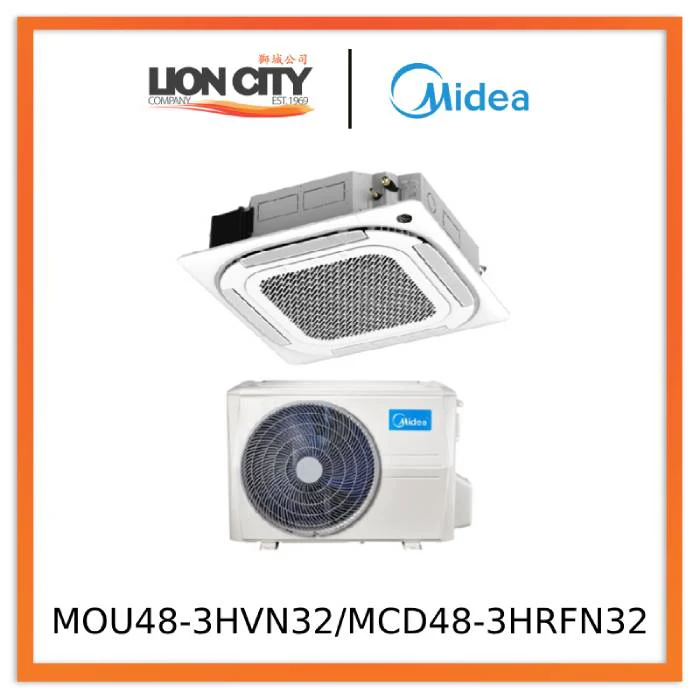 Midea MOU48-3HVN32/MCD48-3HRFN32 Cassette Aircon