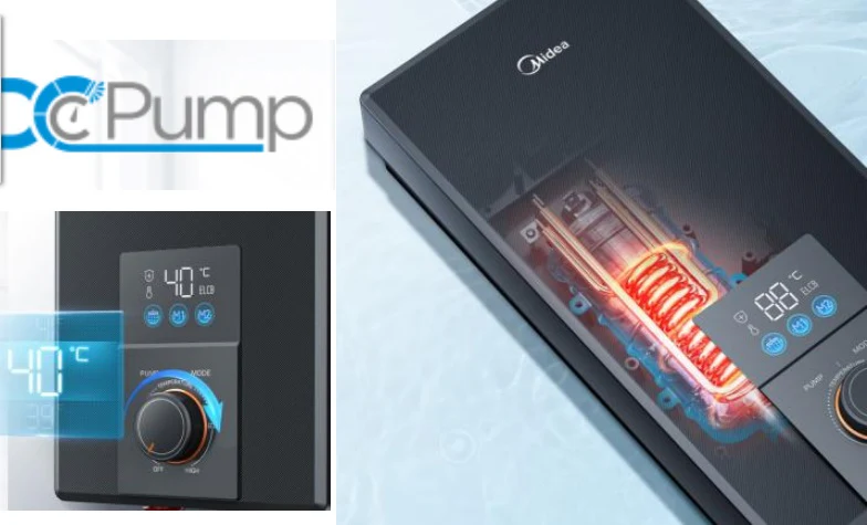 Midea MWH-38EMBP(B)-BRS Instant Heater w/ ELCB - Image 3