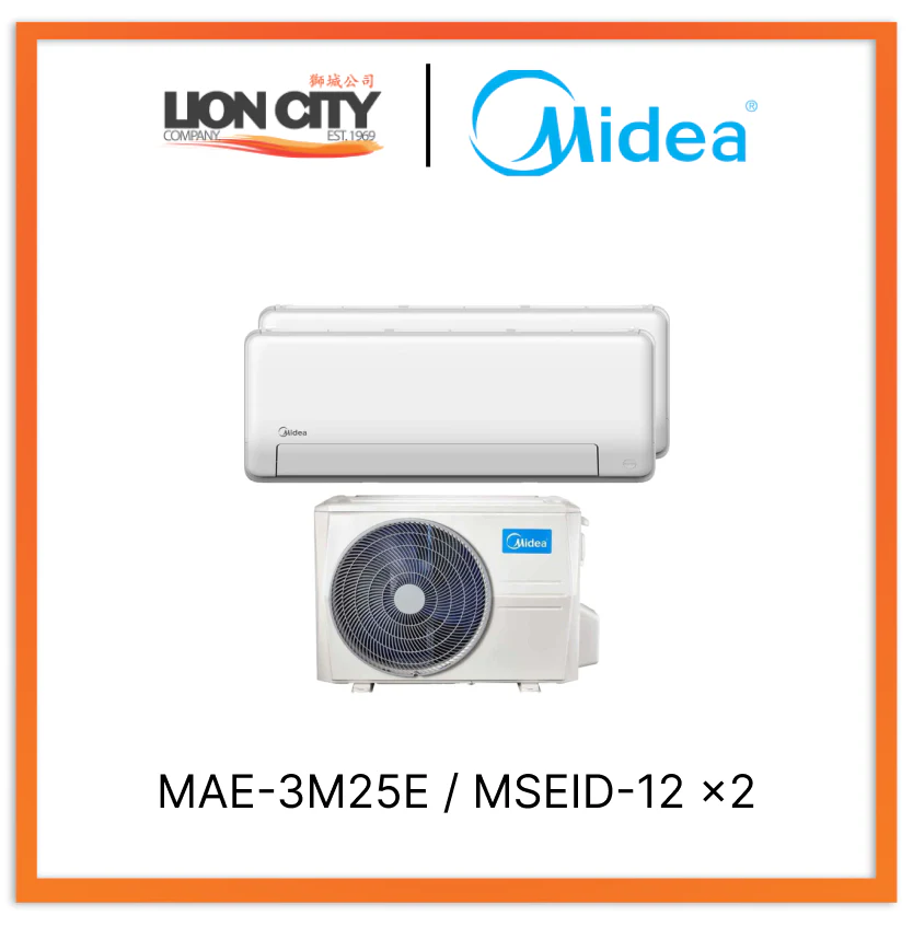 Midea System 2 Aircon (12K X2)