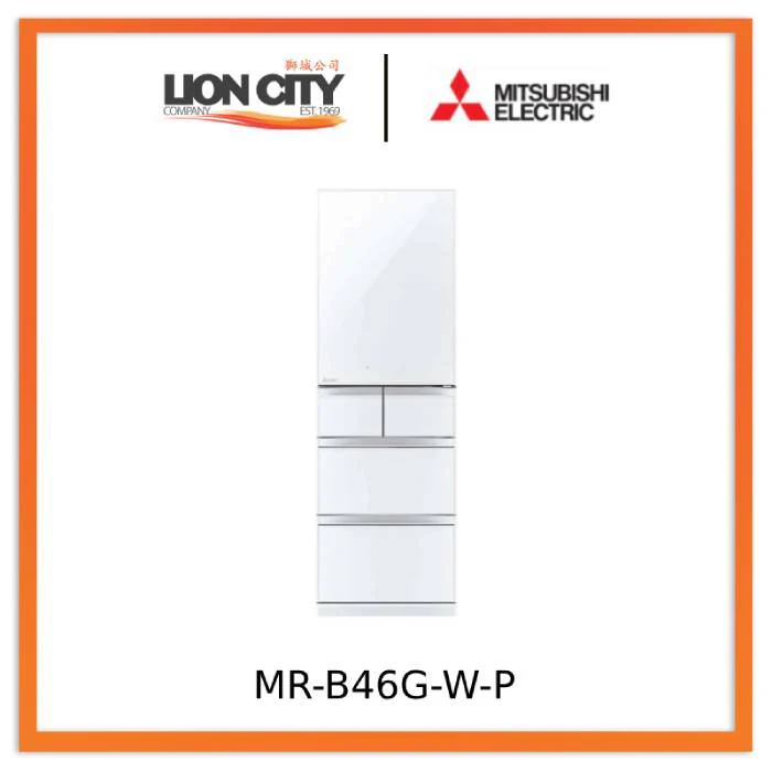 Mitsubishi Electric MR-B46G-W-P 447L 5-Door Fridge