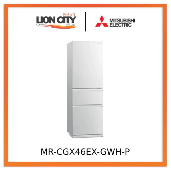 Mitsubishi Electric MR-CGX46EX-GBR-P/MR-CGX46EX-GWH-P 363l 3-Door Fridge - Image 4