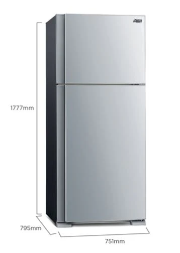 Mitsubishi Electric MR-F62EG-ST-P 560L 2-door Fridge(3 TICKS) - Image 3
