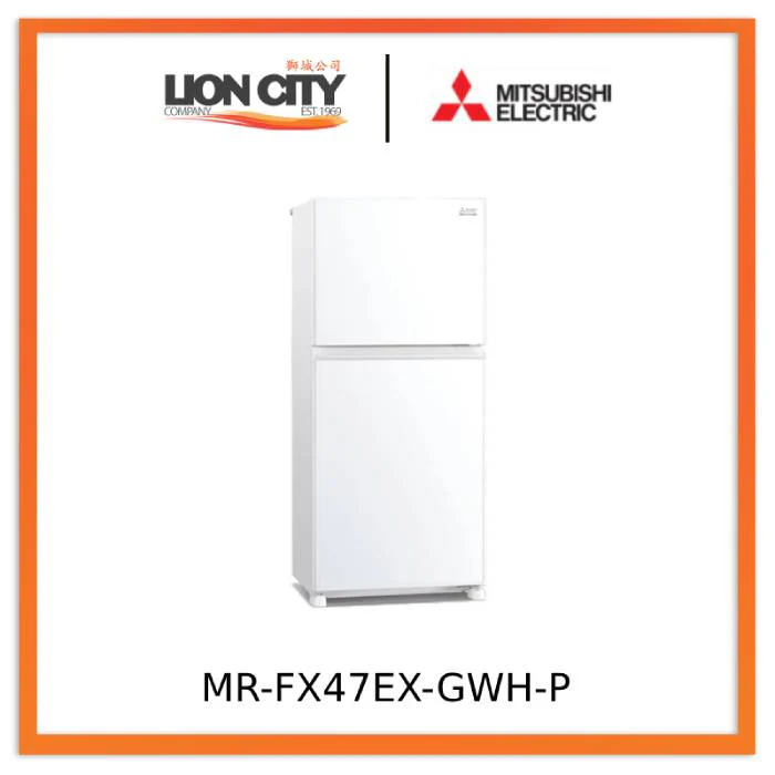 Mitsubishi Electric MR-FX47EX-GWH-P/GBK-P 378L 2-Door Fridge