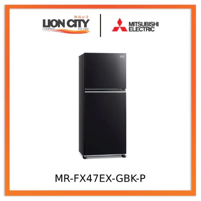 Mitsubishi Electric MR-FX47EX-GWH-P/GBK-P 378L 2-Door Fridge - Image 3