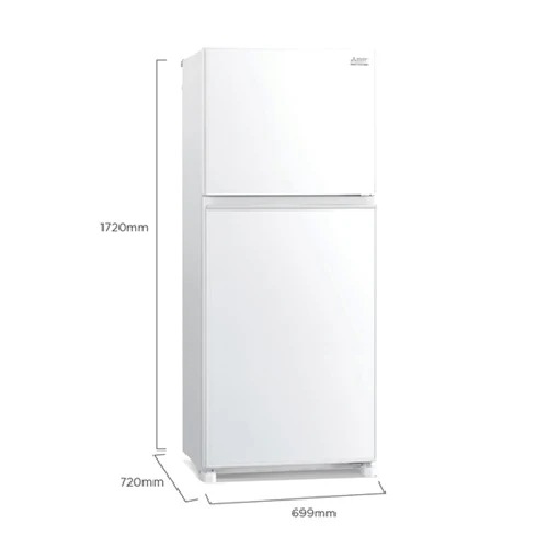 Mitsubishi Electric MR-FX47EX-GWH-P/GBK-P 378L 2-Door Fridge - Image 7