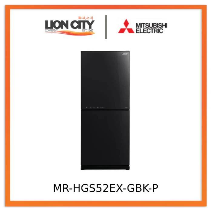 Mitsubishi Electric MR-HGS52EX-GWH-P/GBK-P 421L 2-Door Fridge - Image 4