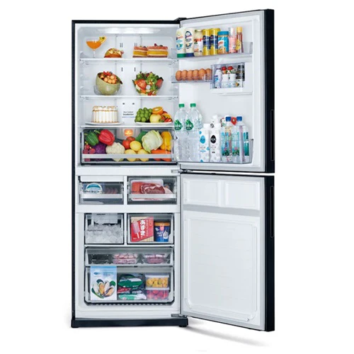 Mitsubishi Electric MR-HGS52EX-GWH-P/GBK-P 421L 2-Door Fridge - Image 7