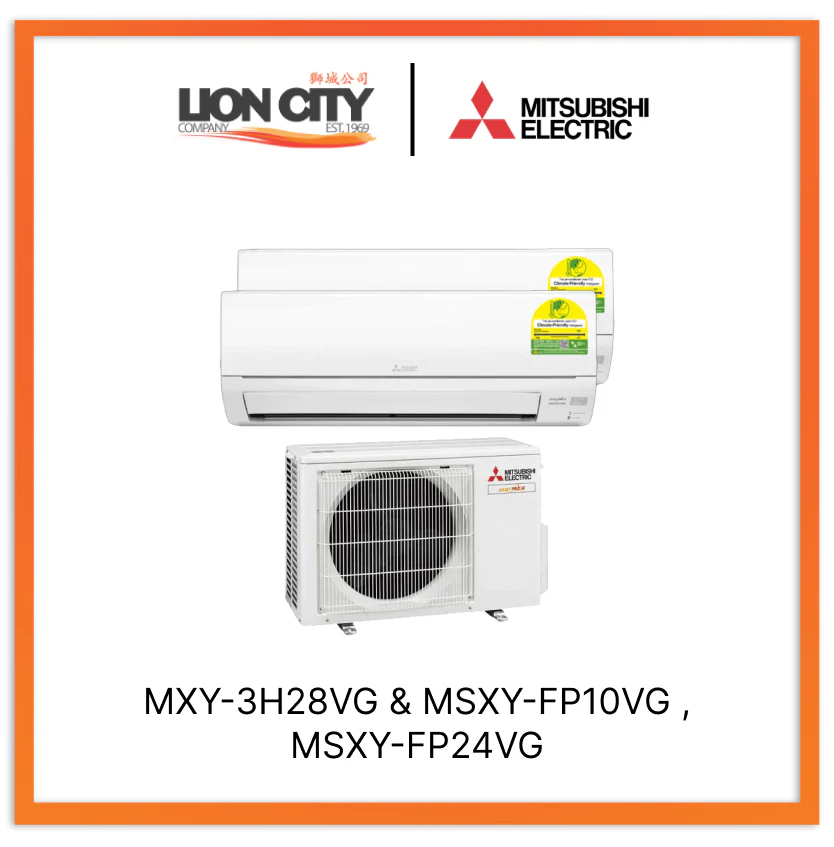 Mitsubishi Electric Starmex System 2 Aircon (9K + 24K)
