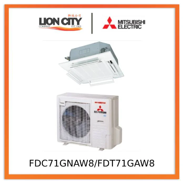 Mitsubishi FDC71GNAW8/FDT71GAW8 Hv Cassette Aircon
