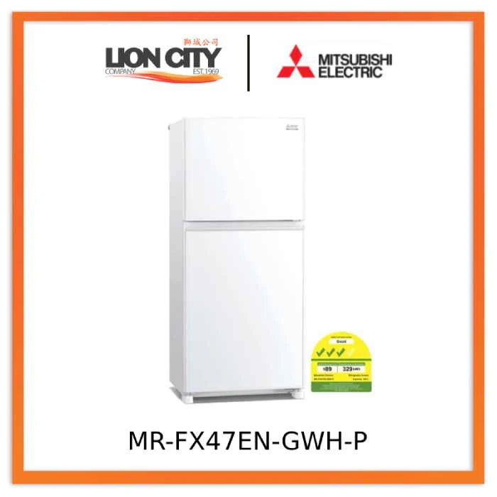 Mitsubishi MR-FX47ENGBK-P/GWH-P 362l 2-door Fridge (3 Ticks) - Image 4
