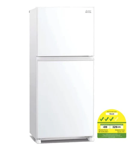 Mitsubishi MR-FX47ENGBK-P/GWH-P 362l 2-door Fridge (3 Ticks) - Image 5