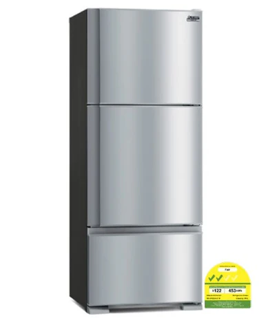 Mitsubishi MR-V50E2G-SS-P 359l 3-Door Fridge Top Freezer (2 Ticks) - Image 2