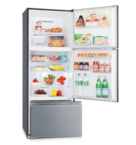 Mitsubishi MR-V50E2G-SS-P 359l 3-Door Fridge Top Freezer (2 Ticks) - Image 3