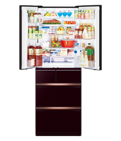 Mitsubishi MR-WX52F-F-P/ BR-P 6-Door Refrigerator (418L) - Image 6
