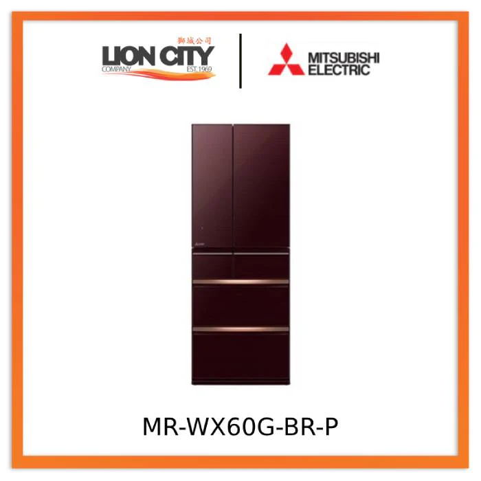 Mitsubishi MR-WX60G-W-P/MR-WX60G--BR-P/MR-WX60G--F-P 6 Door Fridge - Image 3