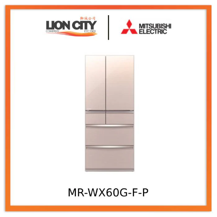 Mitsubishi MR-WX60G-W-P/MR-WX60G--BR-P/MR-WX60G--F-P 6 Door Fridge - Image 5