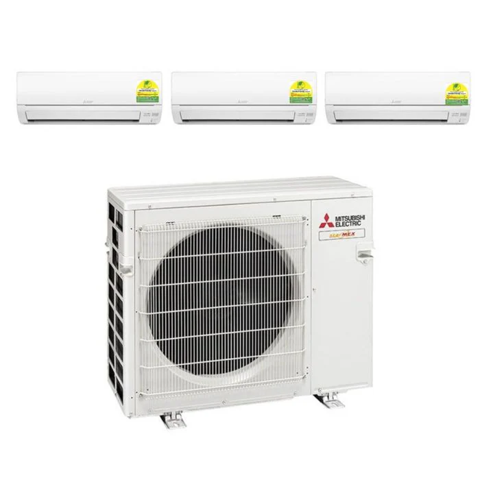 Mitsubishi System 3 Air Conditioner 3X12000 BTU