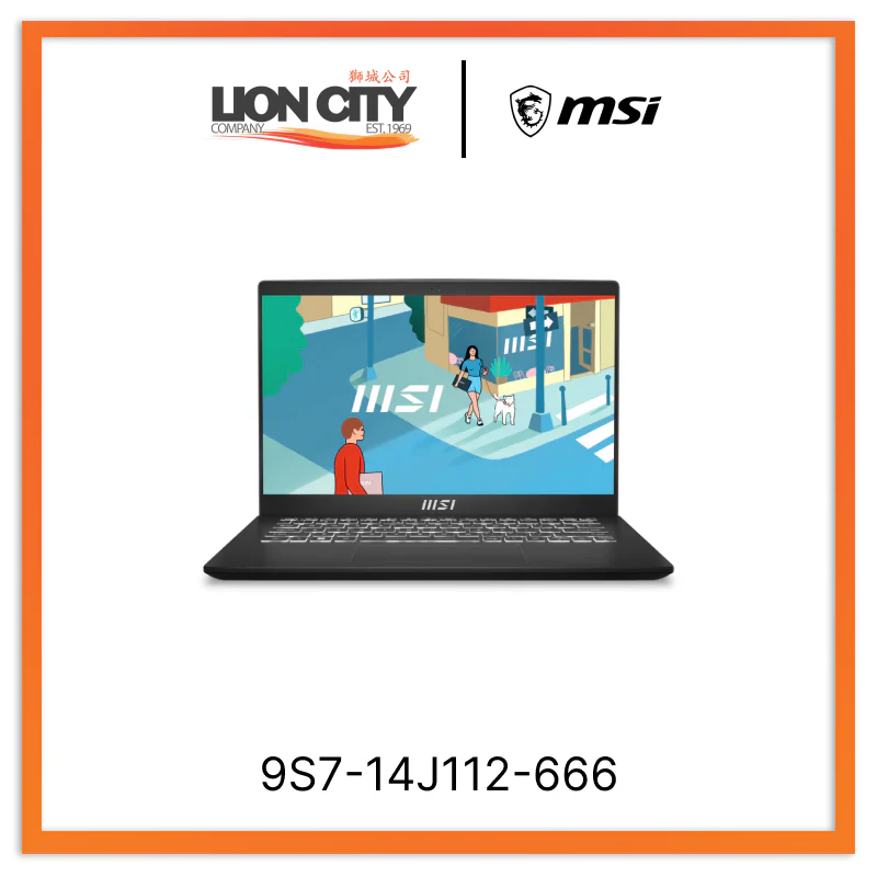 MSI 9S7-14J112-666 Modern 14 C13M-666SG Laptop