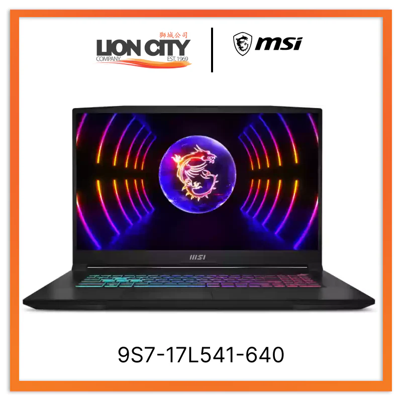 MSI 9S7-17L541-640 Katana 17 B13VEK-640SG Gaming Laptop