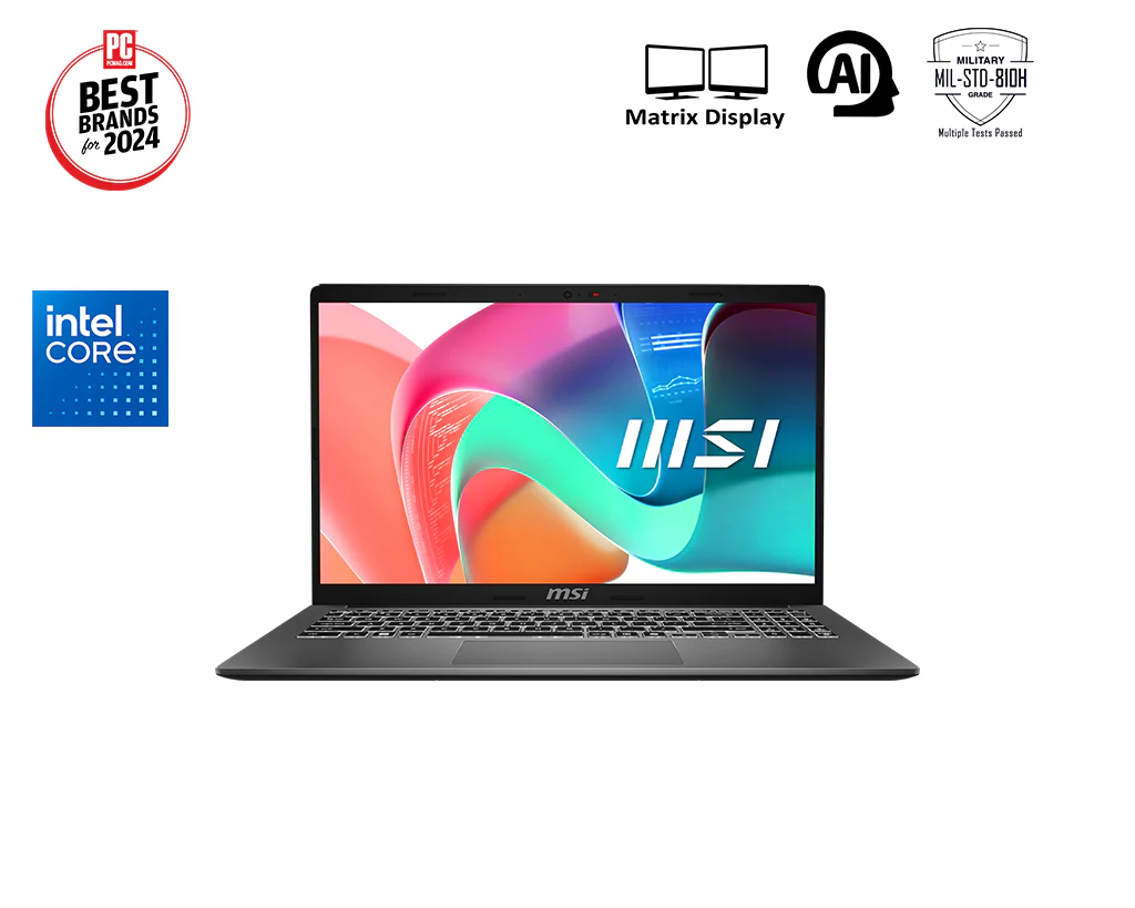 MSI Modern 15 F1MG-1040SG 15.6" FHD Laptop Intel Core 5 120U 16GB 512GB - Image 3