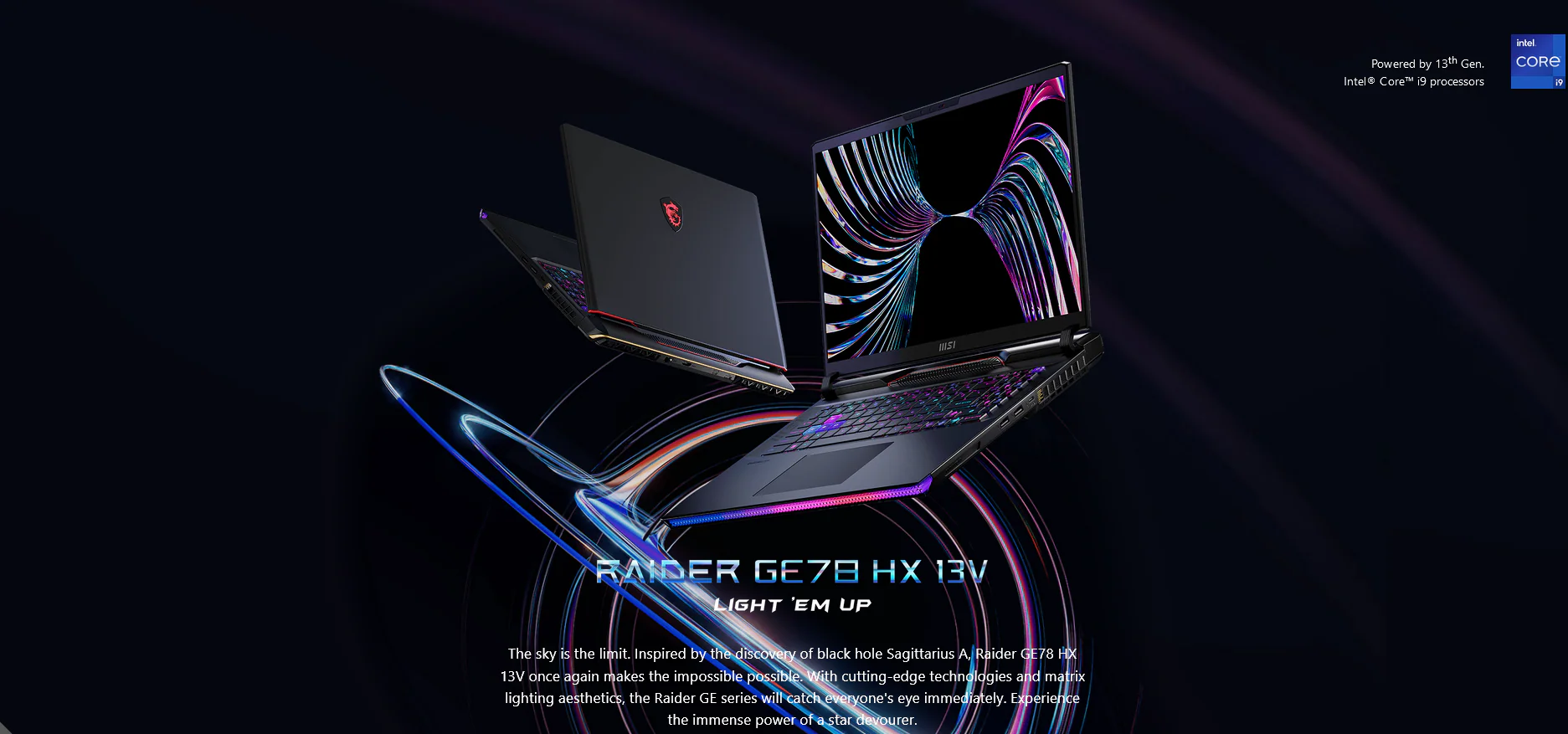 MSI Raider GE78HX 13VH-047SG i9-13950HX | RTX™ 4080 | 17″ QHD+ - Image 2