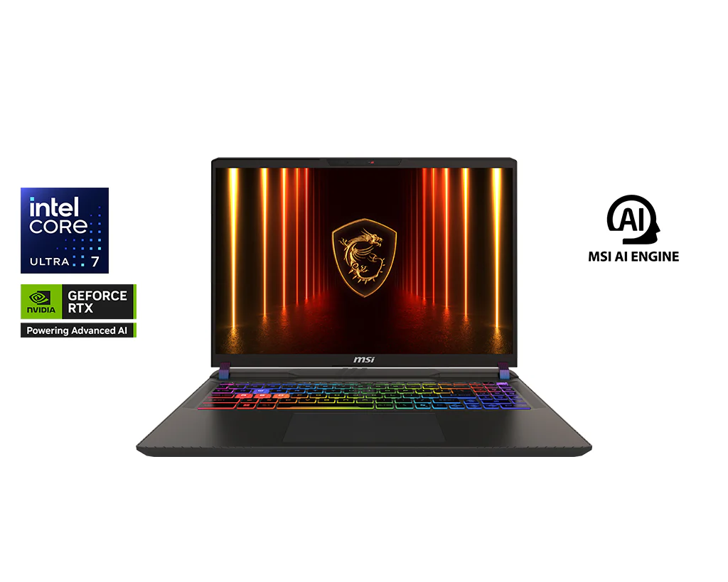MSI Vector 16 HX AI A2XWHG-650SG 16" QHD+ 240Hz Gaming Laptop Intel Core Ultra 9 16GB 1TB - Image 3