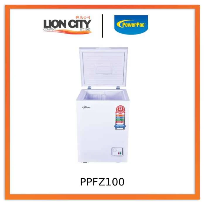 PowerPac PPFZ100 Black/White 100L Chest Freezer - Image 3