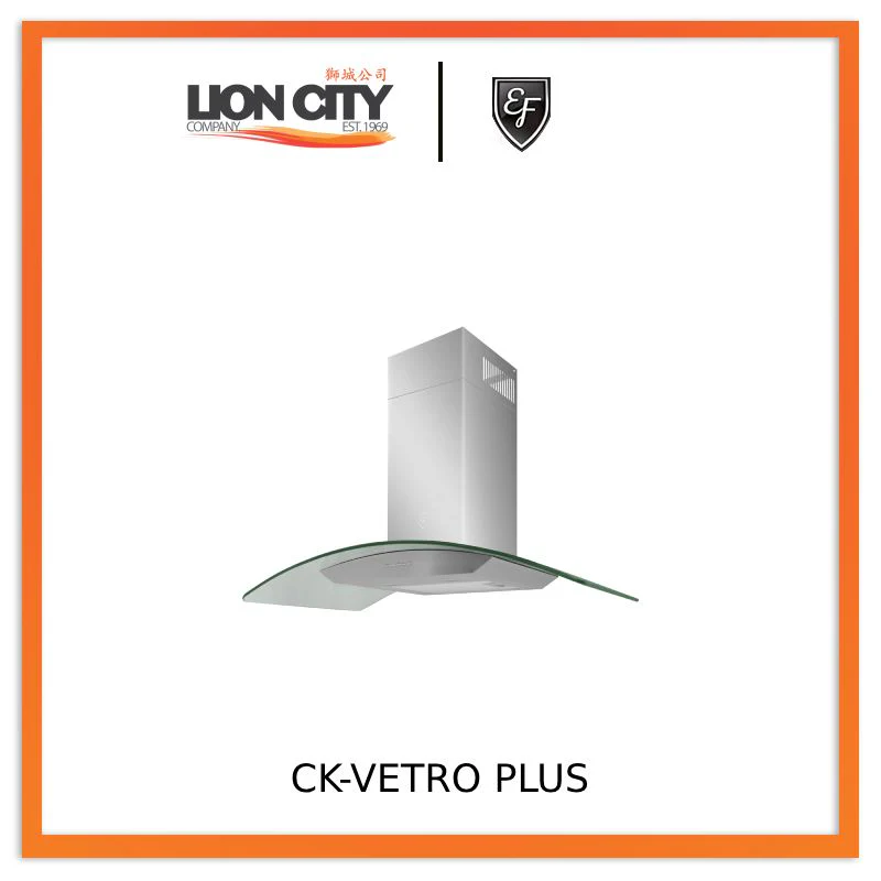 EF 90 CM Chimney Cooker Hood CK-Vetro Plus