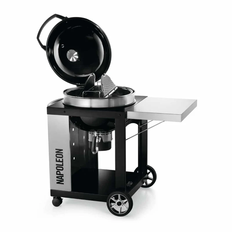 Napoleon PRO22K-CART-2 22″ Pro Cart Charcoal Kettle BBQ Grill - Image 3