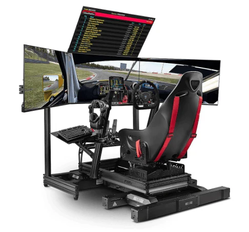 Next Level Racing NLR-E001 F-GT Elite Aluminum Simulator Cockpit - Wheel Plate Edition - Image 4