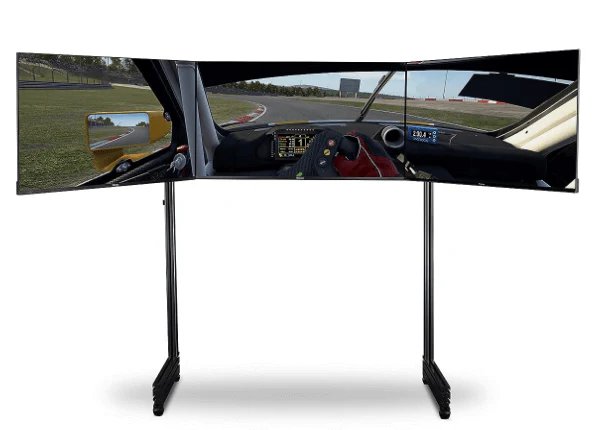Next Level Racing NLR-E006 Elite Freestanding Triple Monitor Stand Add-On Carbon Grey - Image 5