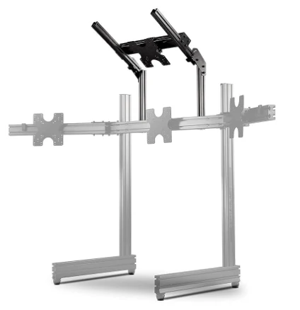 Next Level Racing NLR-E007 Elite Freestanding Overhead/Quad Monitor Stand Add-On Carbon Grey - Image 5