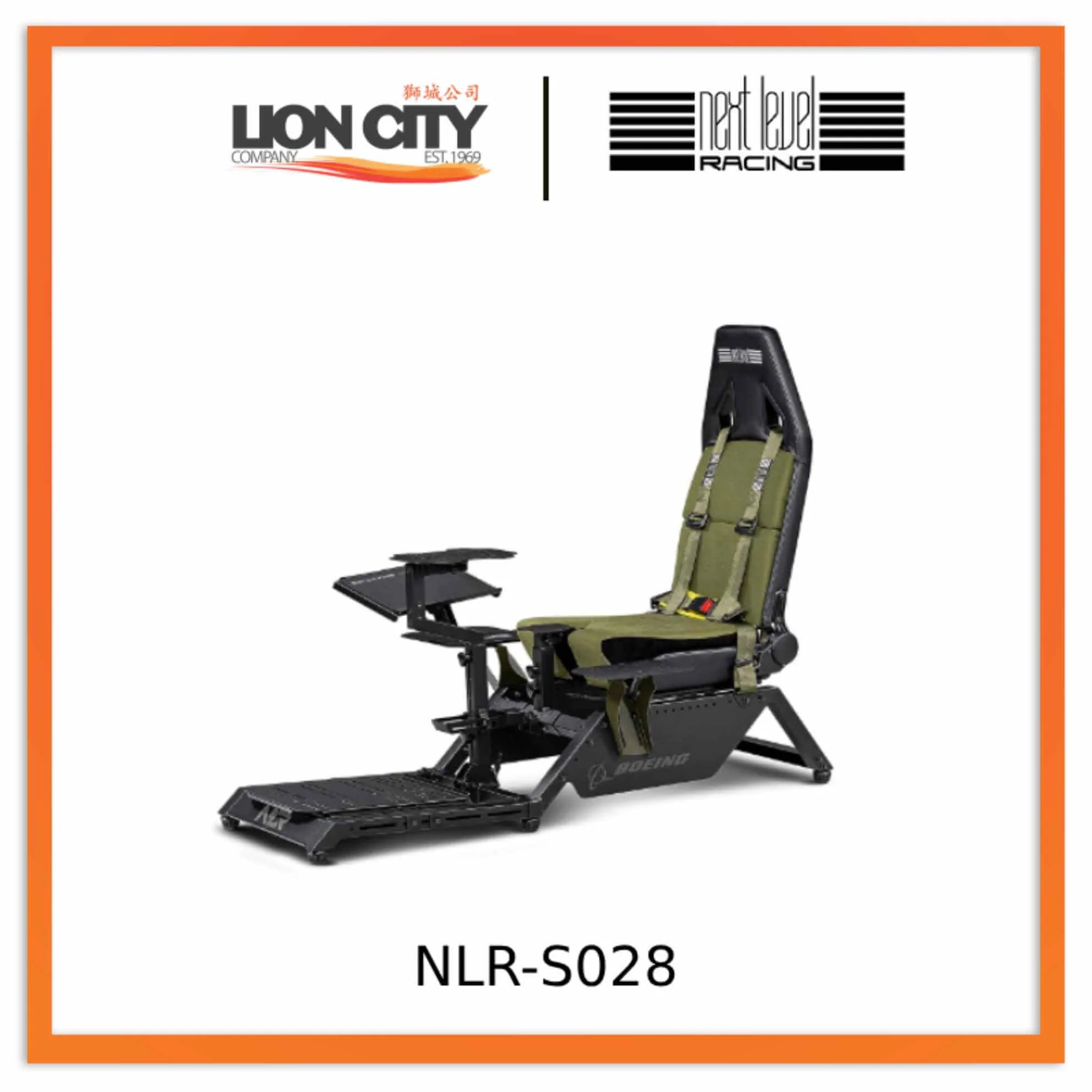 Next Level Racing NLR-S028 Flight Simulator: Boeing Military Edition