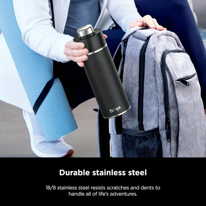 Ninja DW2401SMMT/WH/BK/BL Thirsti - The Leak-Proof Insulated Travel Bottle 700ml - Image 11