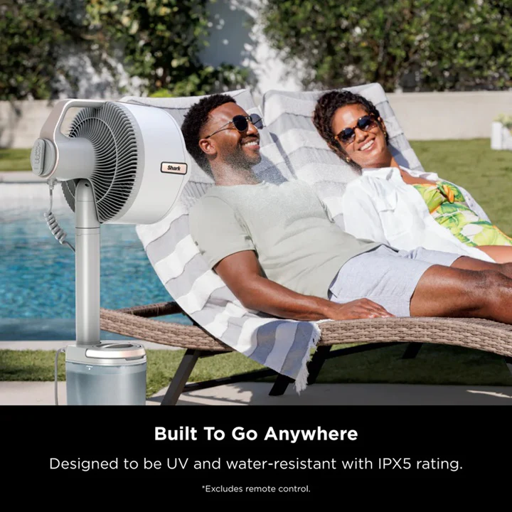 Ninja FA300SM/FA300SMWH Shark FlexBreeze™ Pro Mist Indoor & Outdoor Fan With Water Tank - - Image 11