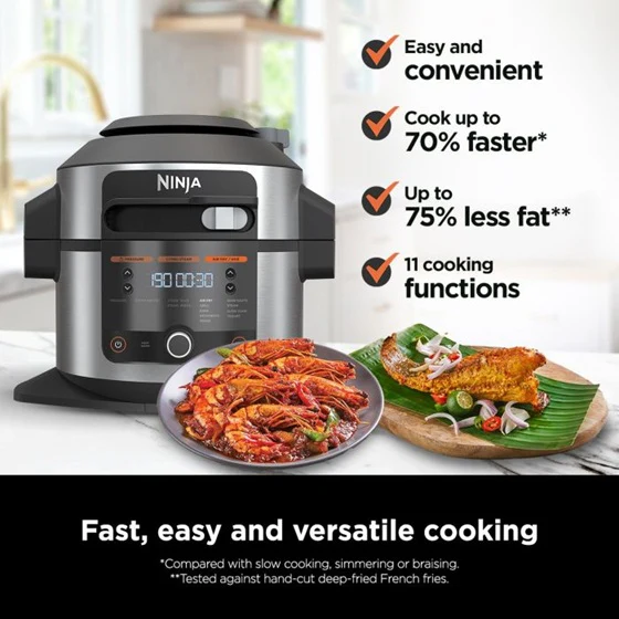 Ninja OL550SM 11-in-1 SmartLid Multi-Cooker 6L - Image 6