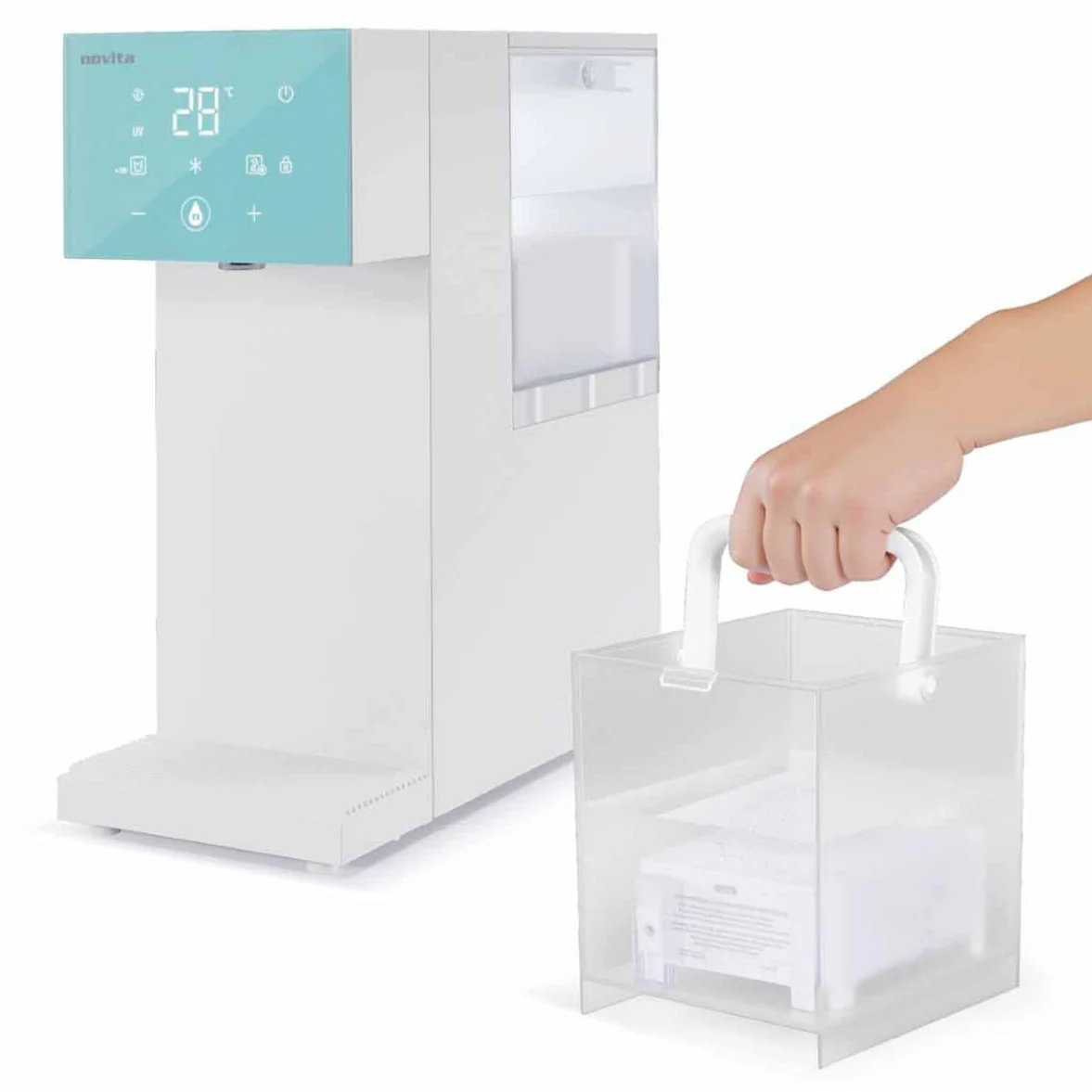 Novita P6 Instant Hot Cold Water Dispenser - Image 3