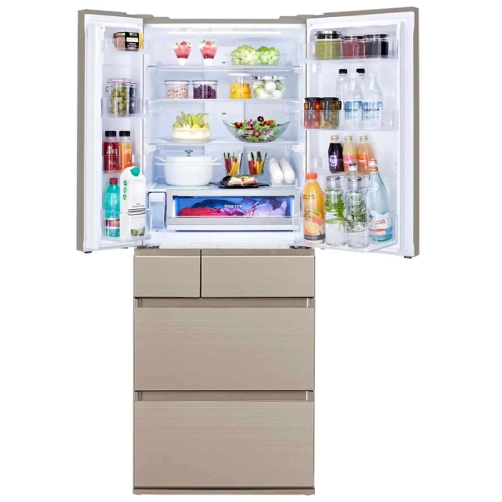 Panasonic NR-F603GT-N6 488L 6 Door Fridge  (Mature Gold- Made in Japan) - Image 4