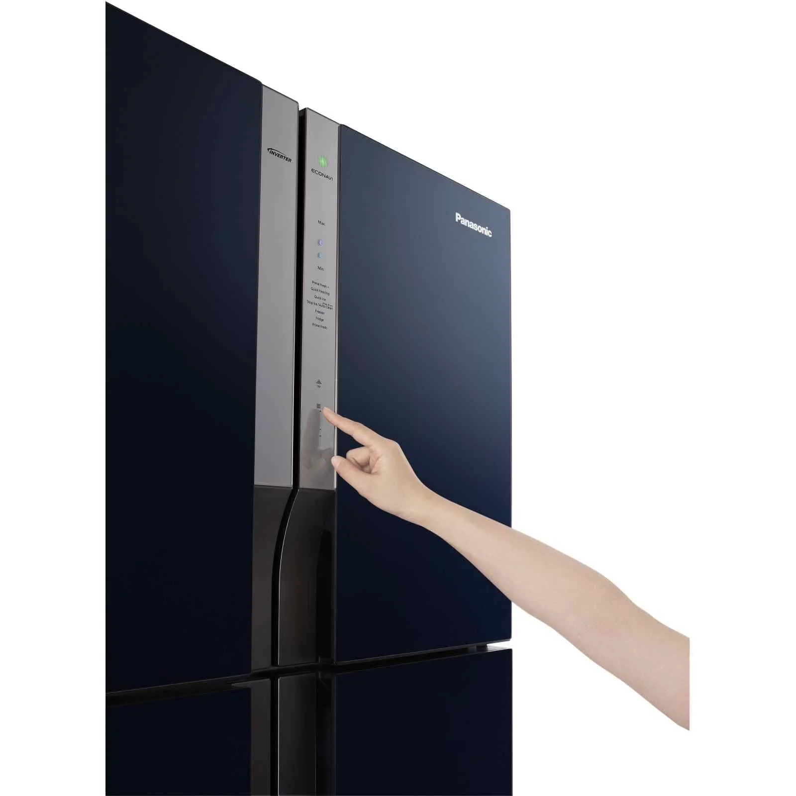 PANASONIC 533L 4 DOOR FRIDGE NR-DZ601WGKS (GLASS BLACK) - Image 2