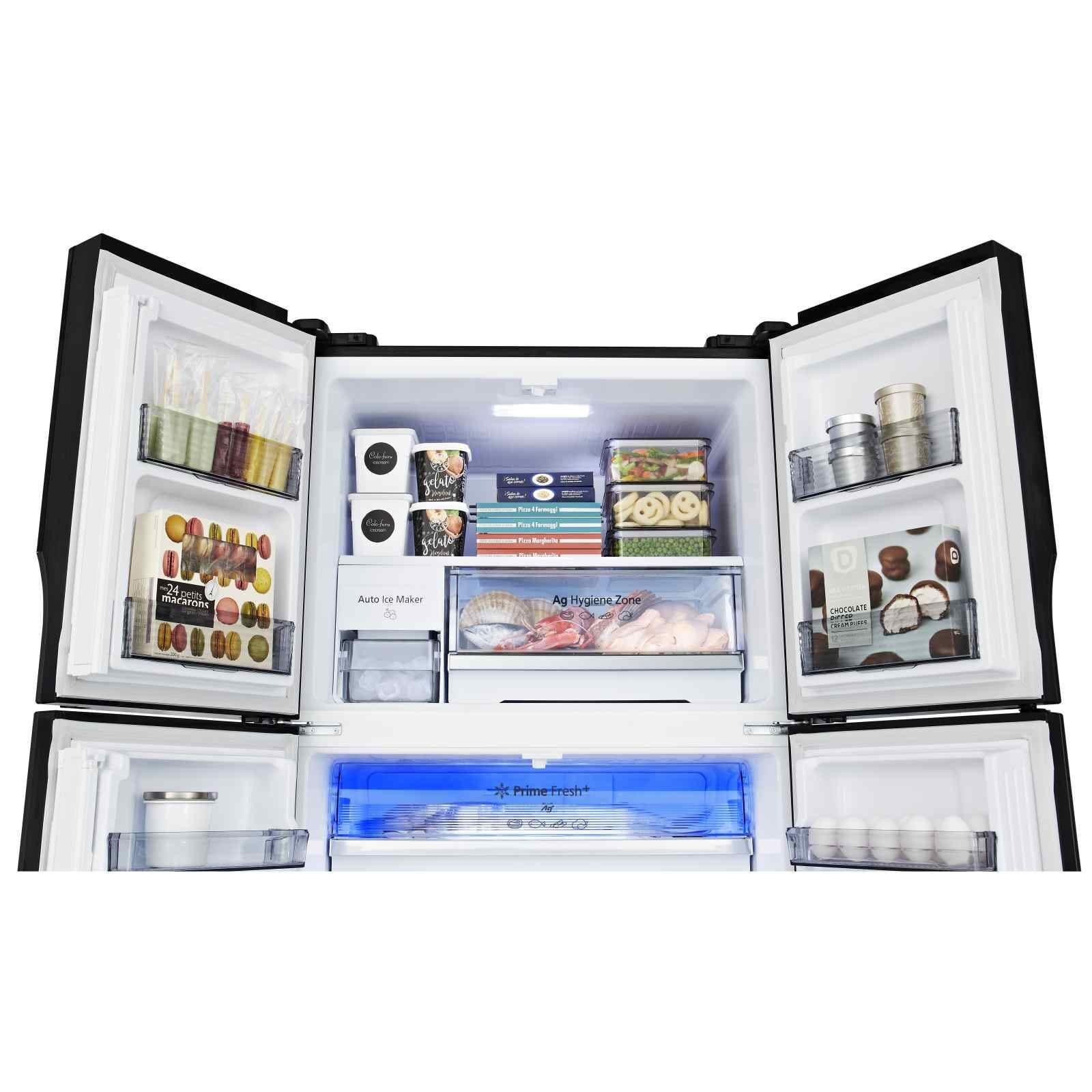 PANASONIC 533L 4 DOOR FRIDGE NR-DZ601WGKS (GLASS BLACK) - Image 4