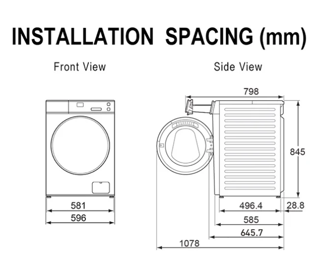 Panasonic Care+ Edition 10kg Front Load Washer NA-V10FR1BSG with Blue Ag+ - Image 5